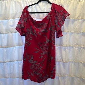 Charles Henry Off the Shoulder Dress